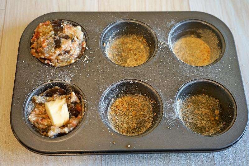 muffin di parmigiana, monoporzione parmigiana, parmigiana da buffet