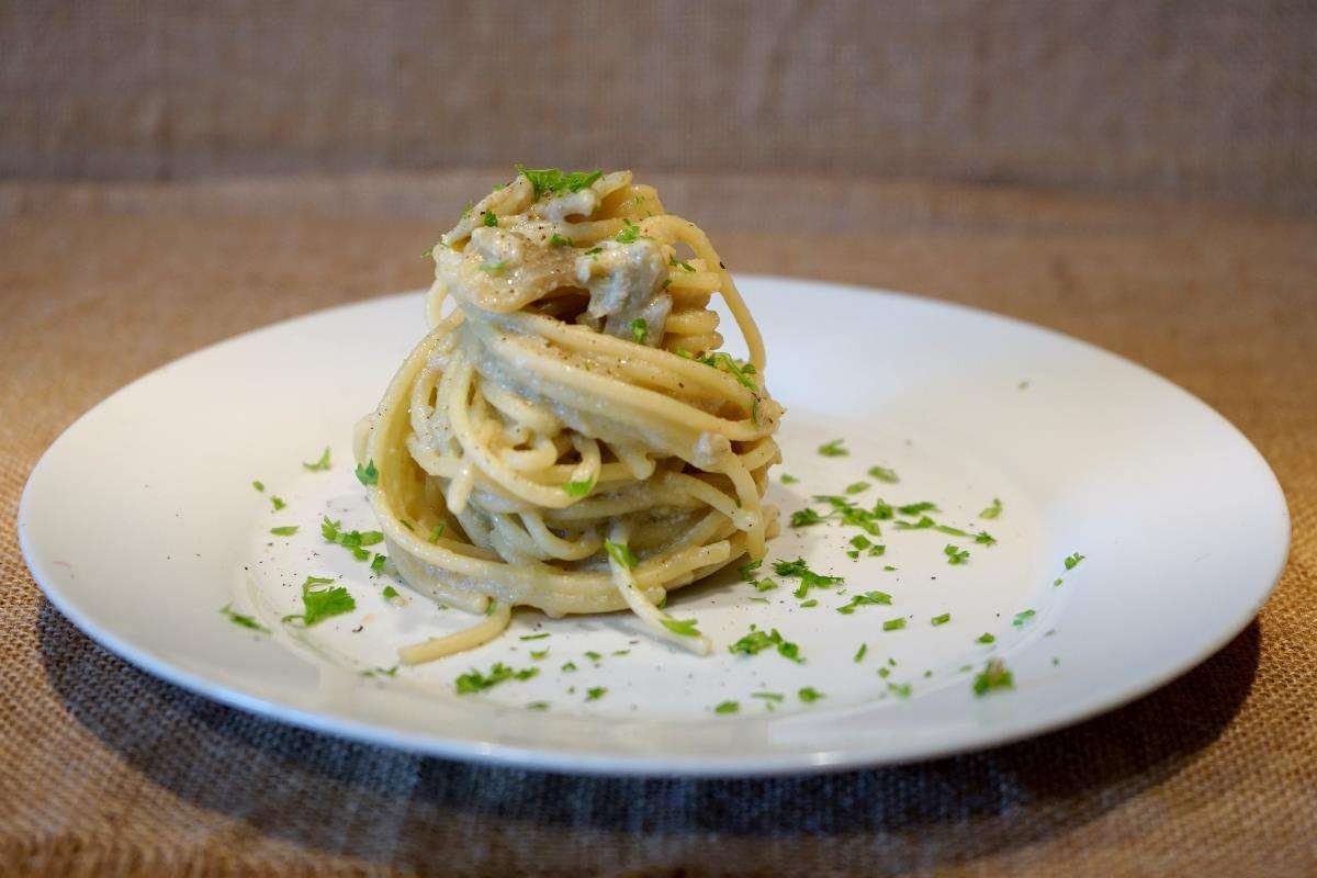 Carbonara di carciofi