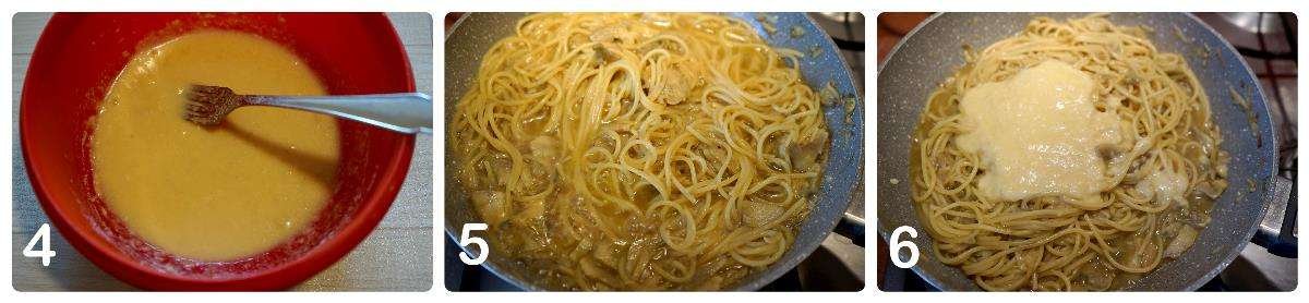 Carbonara di carciofi