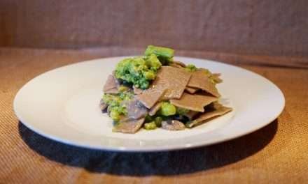 Maltagliati al grano saraceno e cime di rapa