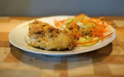 Pollo con panatura all’ americana mais e formaggio