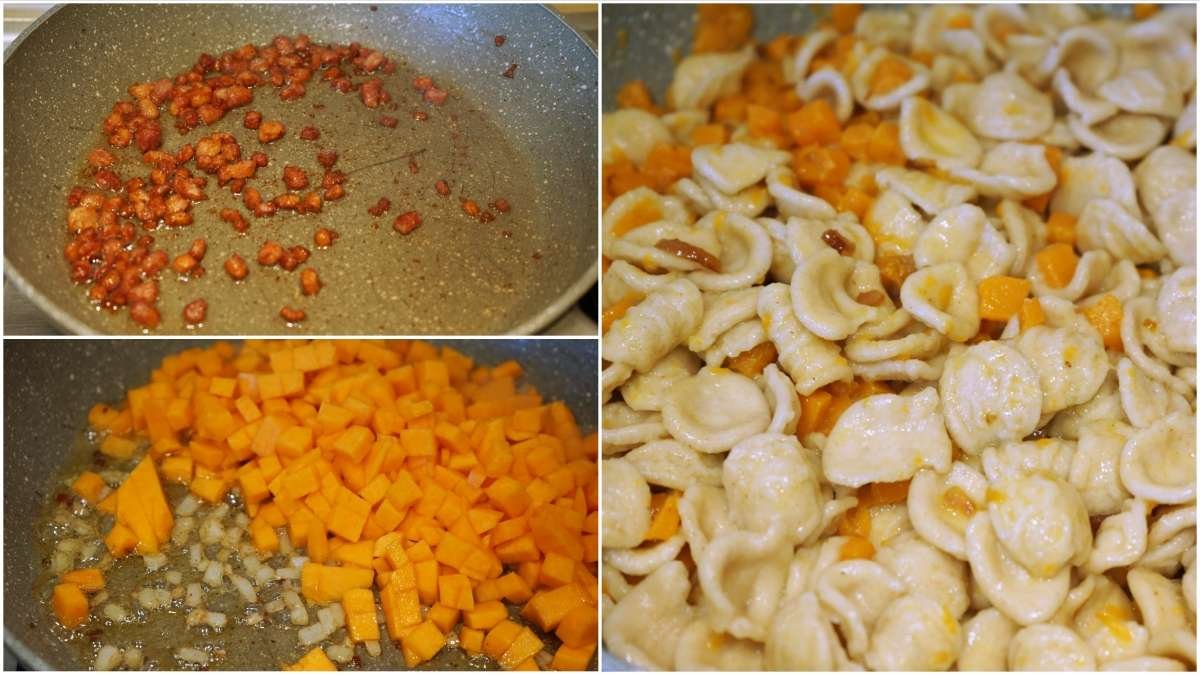 orecchiette zucca e speck