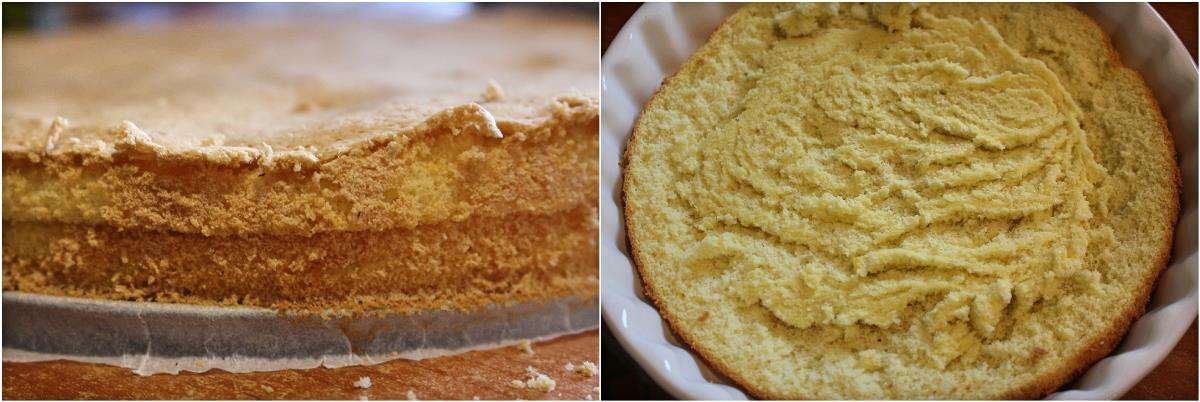 torta mimosa, pan di spagna