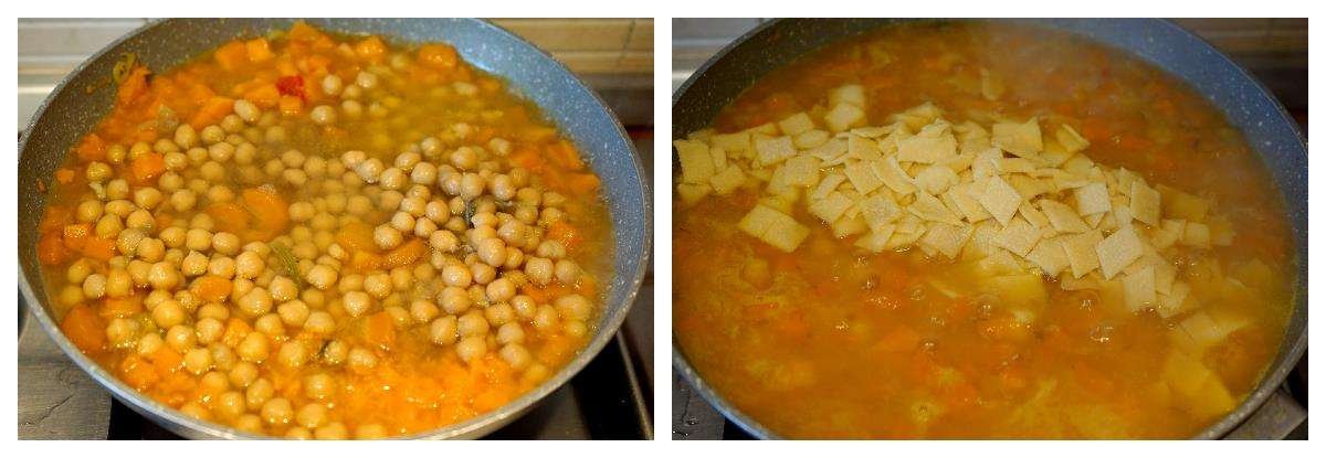 pasta ceci e zucca