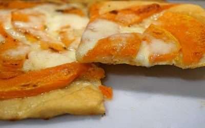 Pizza rovesciata alla zucca adatta al forno di casa