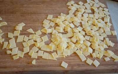 Quadrotti all’ uovo la pasta fresca più facile da fare