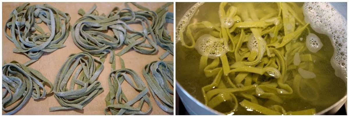 pasta verde agli spinaci