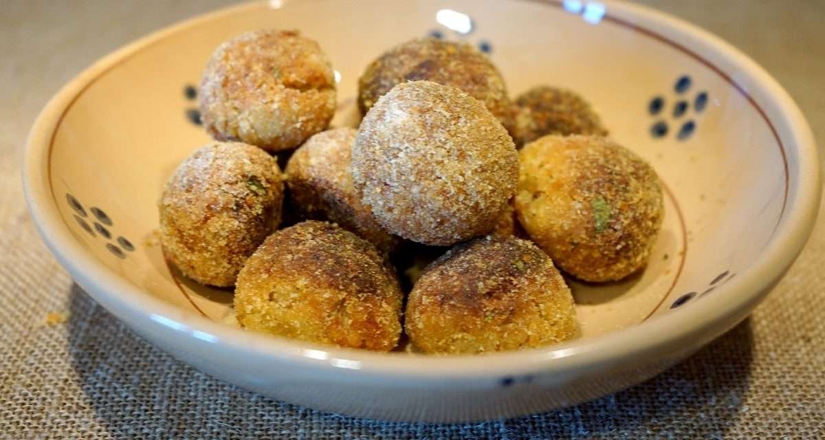 Polpette di sedano rapa semplici e gustosissime