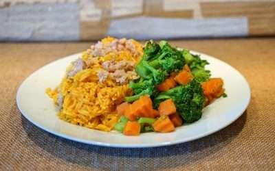 Riso basmati con broccoli e tonno, ideale per la dieta