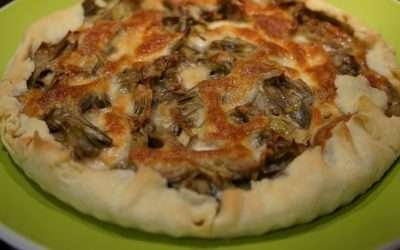 Torta salata ai carciofi impasto rapido