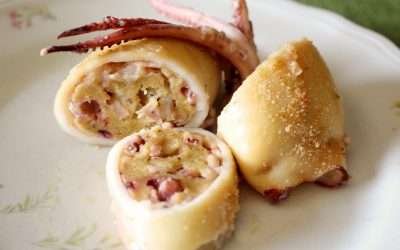 Totani ripieni con farina di zucca