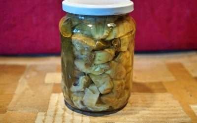 Carciofi al naturale, conserva senza olio e senza aceto
