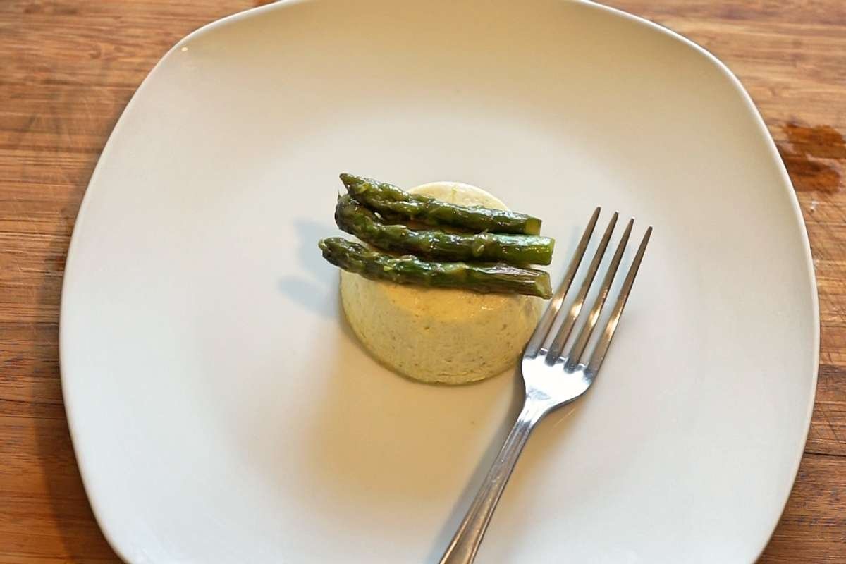 flan di asparagi