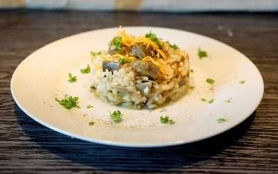 Risotto carciofi e arancia ricetta particolare da provare