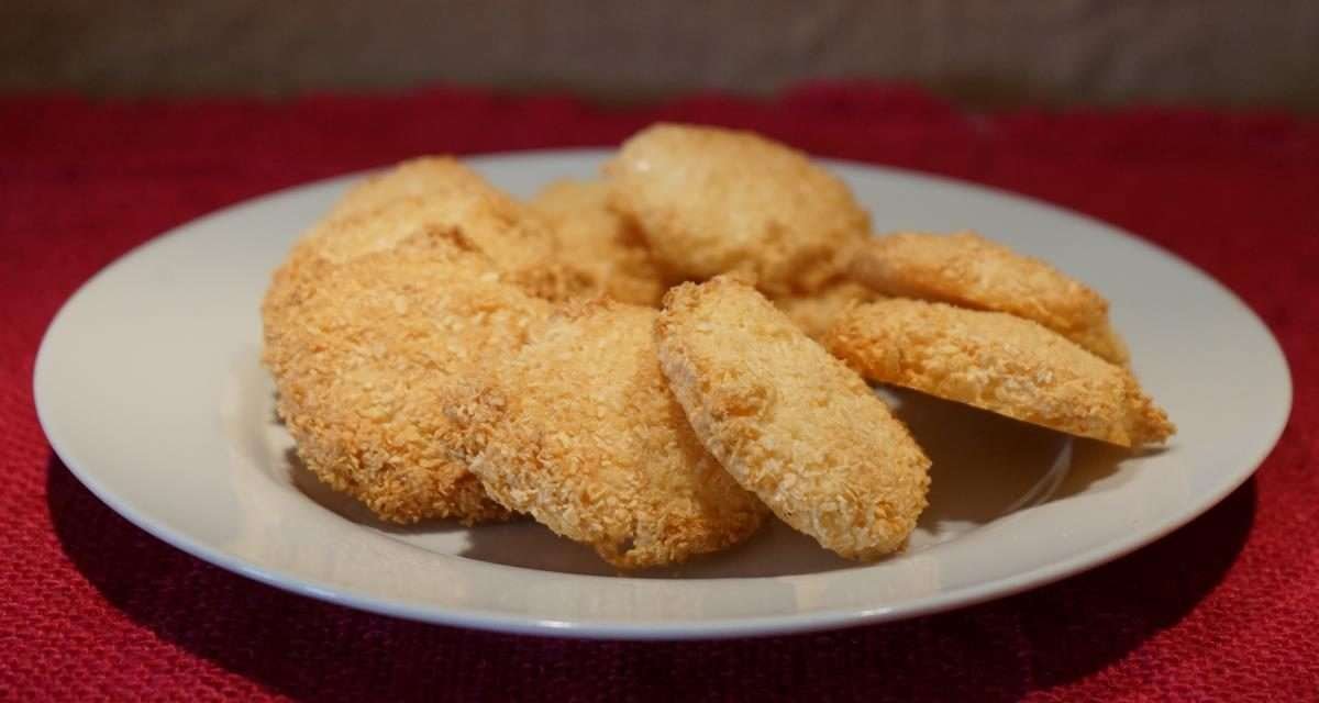 Biscotti con latte condensato e cocco, solo due ingredienti