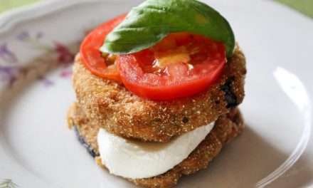 Melanzane fritte con pastella senza uova e con panatura croccante di mais