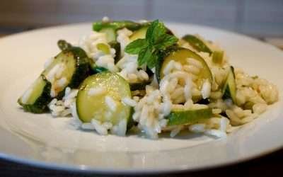 Risotto asparagi e zucchine una vera delizia