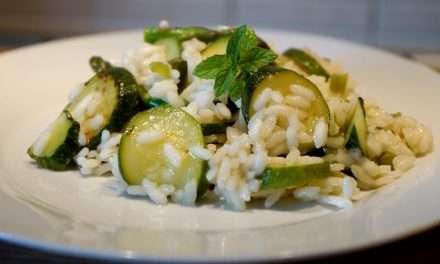 Risotto asparagi e zucchine una vera delizia