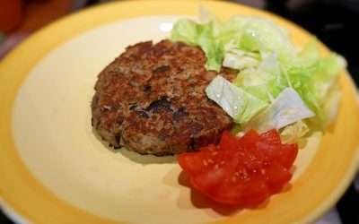 Burger di melanzane e lenticchie