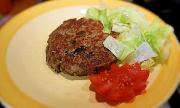 Burger di melanzane e lenticchie