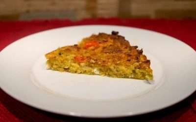 Civargedda pizza sarda con verdure senza lievitazione