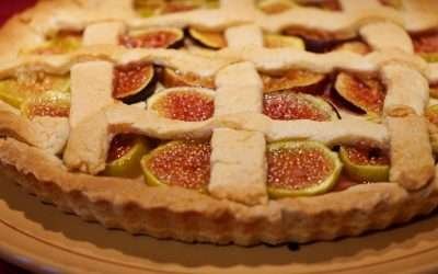 Crostata ai fichi freschi e mandorle