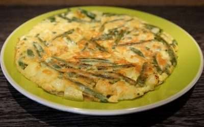 Frittata con fagiolini e patate