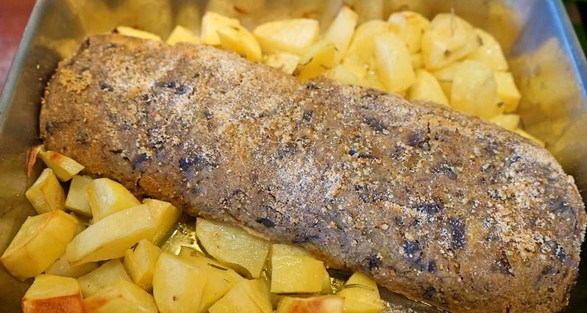 Polpettone di melanzane al forno ricetta vegetariana