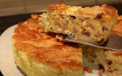 Torta putana – torta vicentina di pane raffermo con mele e uvetta