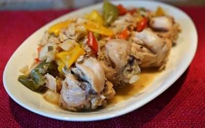 Pollo peperoni e verza un piatto delizioso e facile