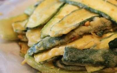 Pastella per friggere senza uova con farina di ceci