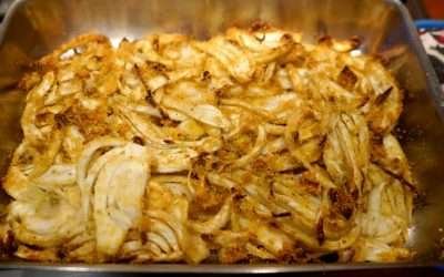 Finocchi gratinati e croccanti al forno