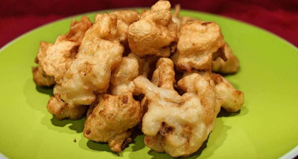 Cavolfiore fritto in pastella lievitata e croccante in soli 30 minuti