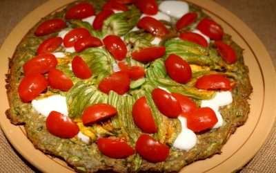Pizza di zucchine al grano saraceno, gustosa alternativa leggera e salutare