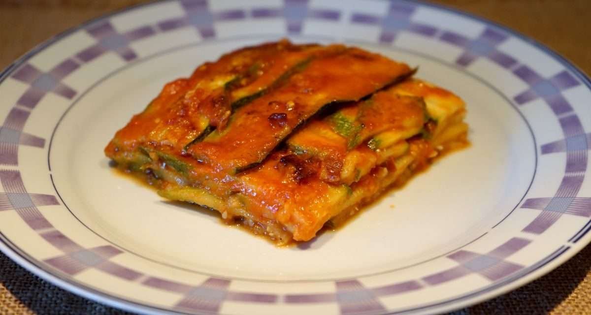 Lasagne di zucchine senza pasta: leggera e senza sensi di colpa