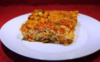 Riso al forno con ragù di verdure: piatto fresco e vegetariano