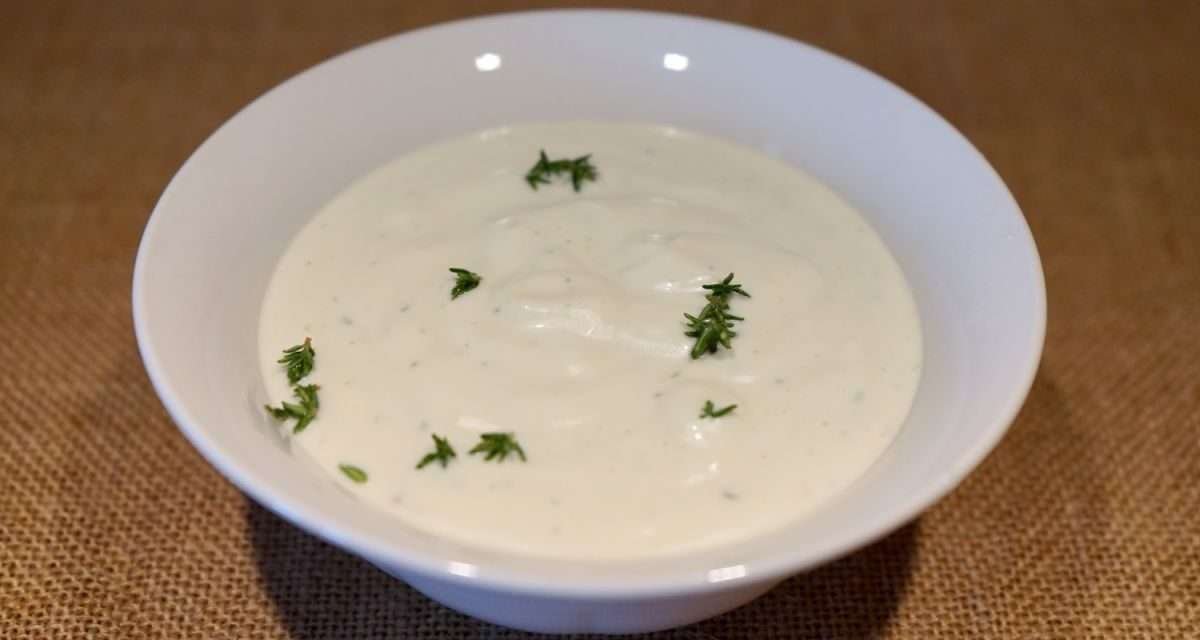 Maionese con yogurt greco fatta in casa senza uova e più leggera