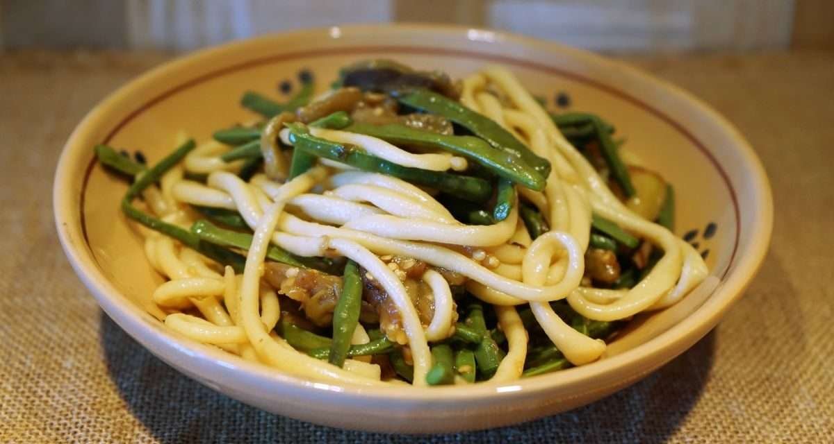 Pasta con fagiolini e melanzane, ricetta da non perdere