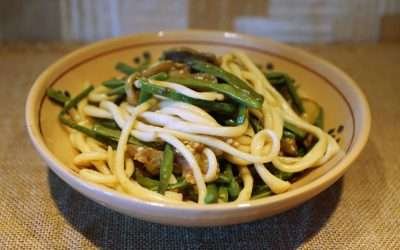 Pasta con fagiolini e melanzane, ricetta da non perdere