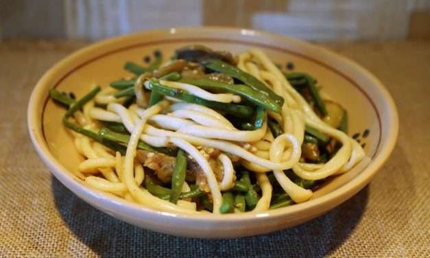 Pasta con fagiolini e melanzane, ricetta da non perdere