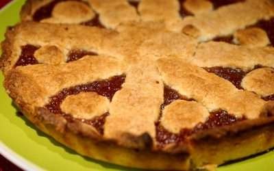 Crostata alle mandorle e cotognata
