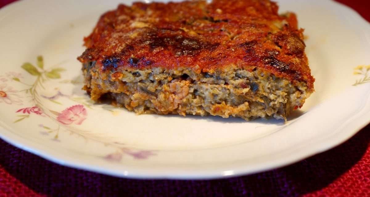 Melanzane bollite poi al forno, lo sformato meglio di una parmigiana