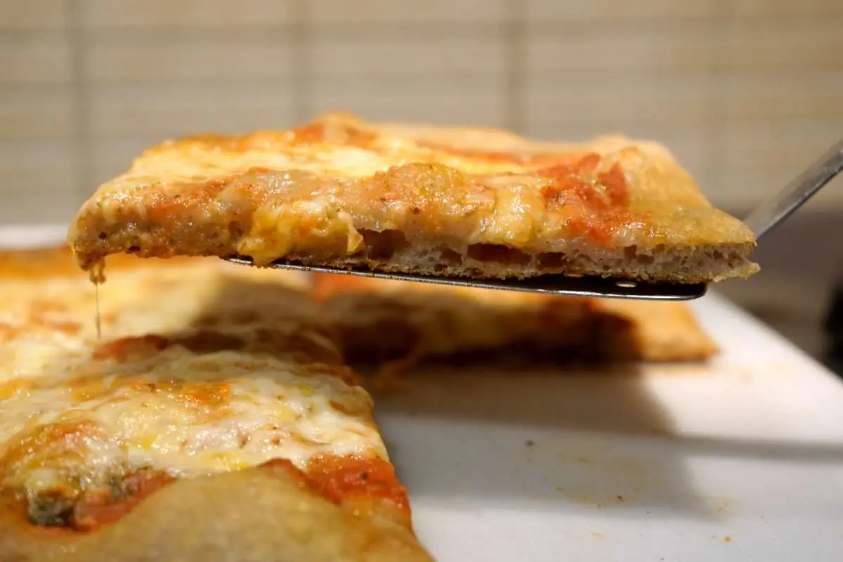 pizza con farina di platano
