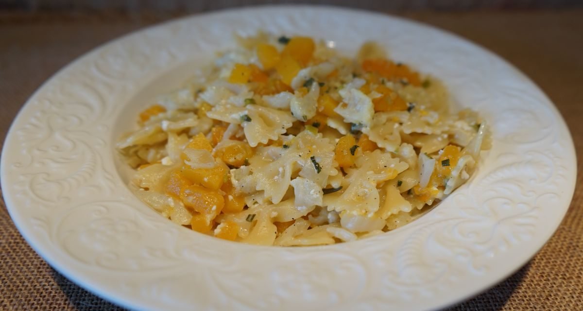 Pasta cavolfiore e zucca: comfort food contro tristezza e malinconia