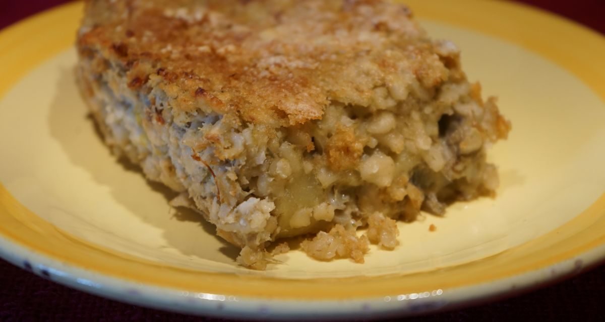 Fregola con carciofi al forno, alternativa della pasta sarda