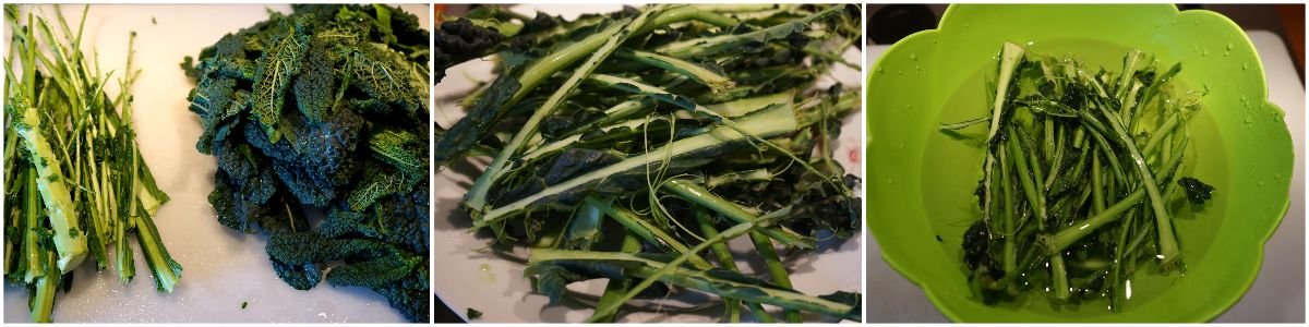 Gambi cavolo nero, il gambo del cavolo nero si mangia, cosa fare con i gambi del cavolo nero, Gambi cavolo nero non buttateli, Gambi cavolo nero ecco cosa fare