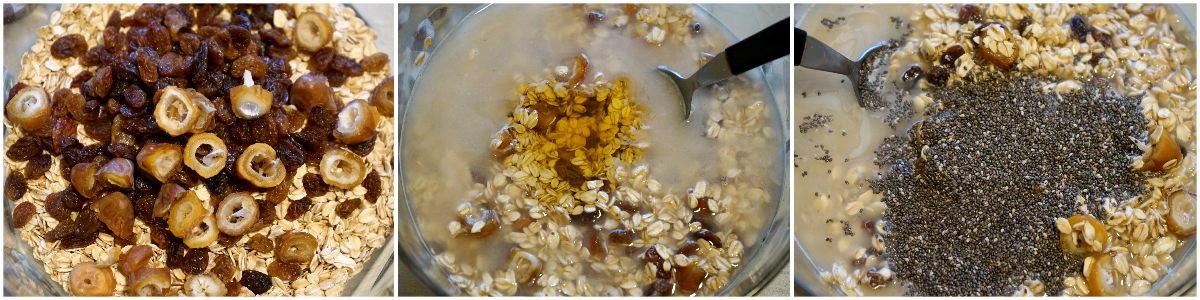 Torta con fiocchi di avena e frutta