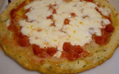 Pizza con zucchine nell’impasto, croccante e delicata