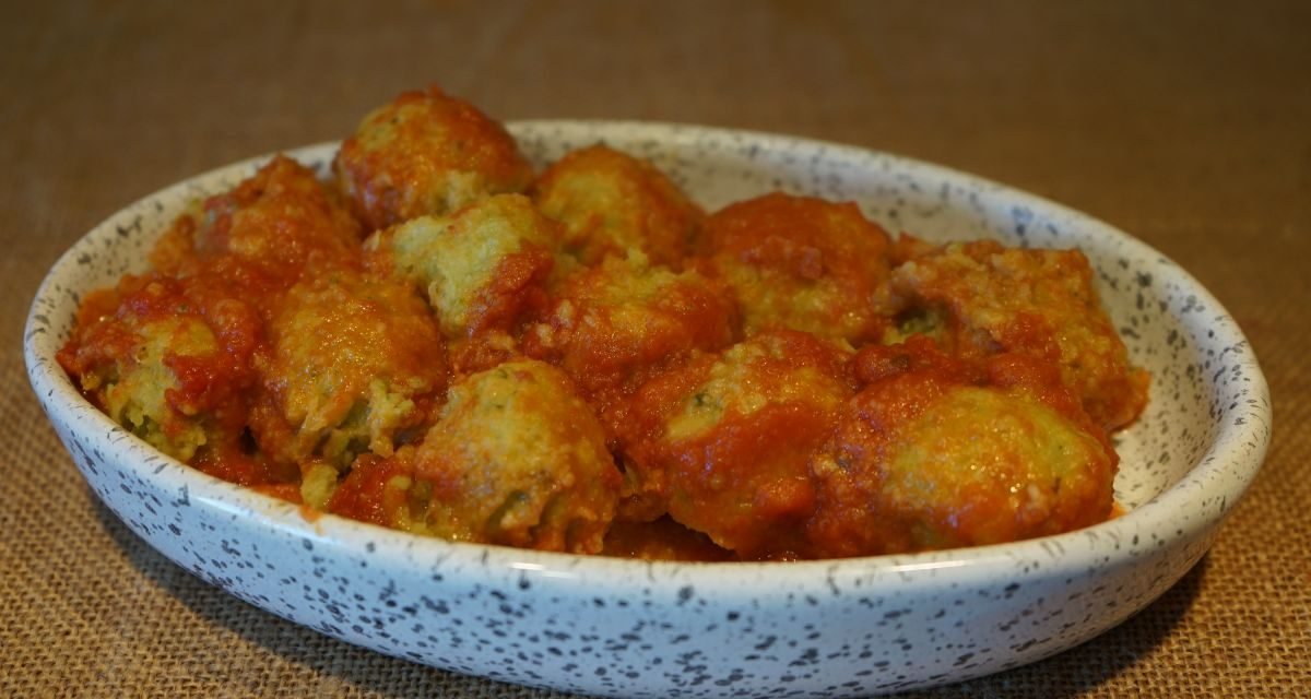 Polpette di broccoli in padella