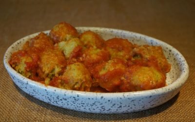 Polpette di broccoli in padella